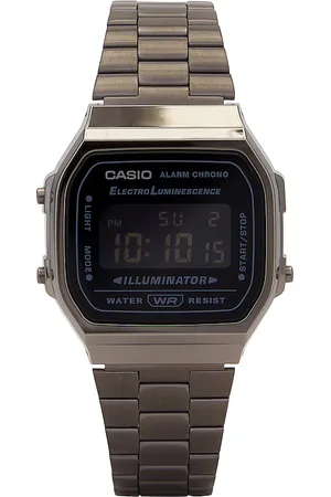 Casio Vintage A168 Series Watch in - Metallic Silver. Size all.
