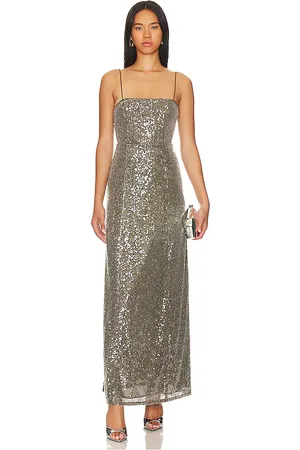 House of Harlow X REVOLVE Krista Gown in - Grey. Size M (also in S).