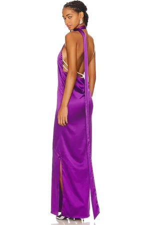 Khanums Kara Pearl Trim Maxi Dress in - . Size L (also in XL/1X).
