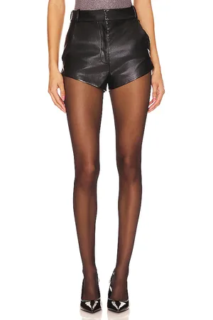 Amanda Uprichard X Revolve Kelso Faux Leather Shorts in - . Size L (also in M, S, XL, XS).