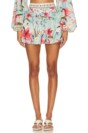 Agua Bendita X REVOLVE Violet Mini Skirt in - Baby Blue. Size L (also in XL).