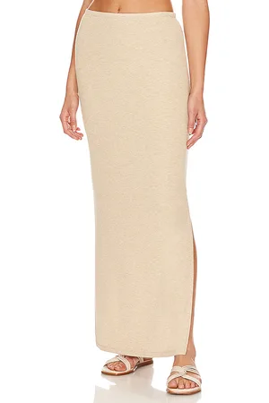 LnA Steph Rib Skirt in - Tan. Size L (also in M, S).