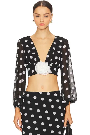 MAJORELLE Brandin Top in - Black. Size S (also in XS).