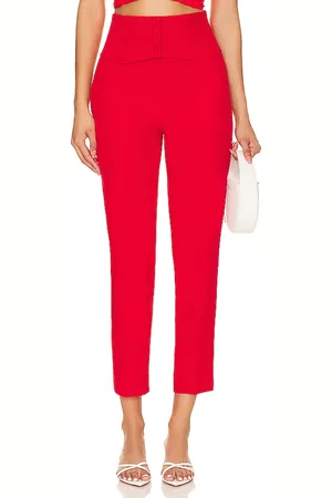 Bardot Corset Pant in - Red. Size 4 (also in 6, 8).