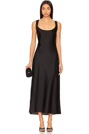 Show Me Your Mumu Serenade Slip Dress in - Black. Size M (also in S).