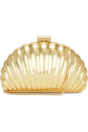 Simkhai Monet Shell Clutch in - Metallic . Size all.