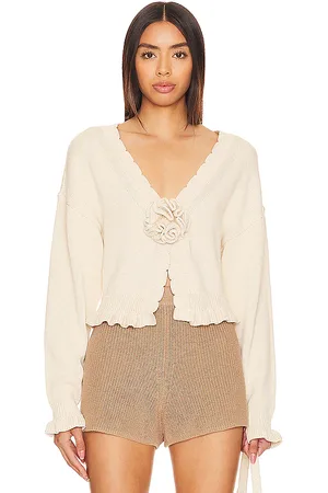 Tularosa Jovien Rosette Cardigan in - . Size L (also in M, S, XL).