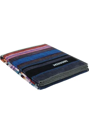 Missoni Cesar Beach Towel in N/A - Black. Size all.