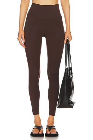 Varley Freesoft High Rise Legging in - Brown. Size L (also in M, S, XL, XS).