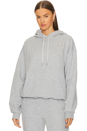 alo Accolade Hoodie in - Light Grey. Size L (also in M, S, XS).