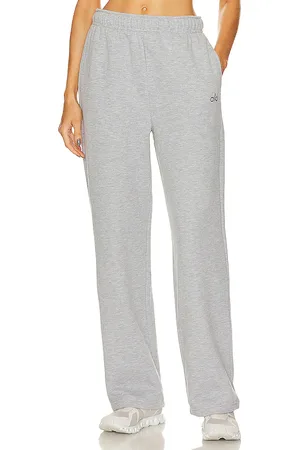 alo Accolade Straight Leg Sweatpant in - Light Grey. Size L (also in M, S, XS).