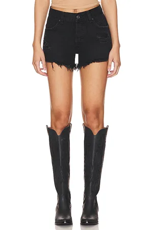 Free People X We The Free Now Or Never Denim Short in - Black. Size 24 (also in 26, 27, 28, 29, 31, 32).