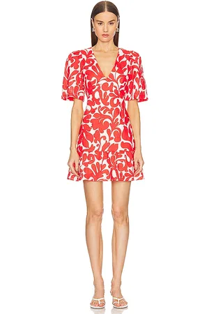 Rhode Mariana Dress in - Red. Size 14 (also in 10, 2, 4, 6).