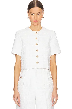 Amanda Uprichard Braswell Top in - White. Size M (also in L, S, XS).