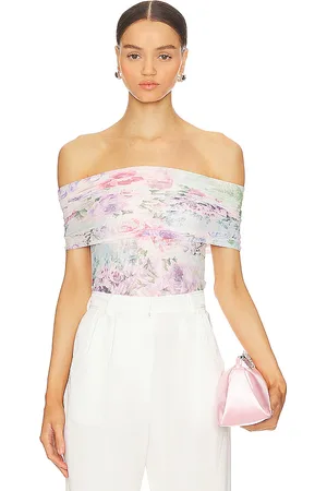 Amanda Uprichard Leia Top in - Lavender. Size M (also in S, XL, XS).