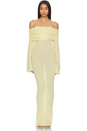 SER.O.YA Galleria Maxi Dress in - Lemon. Size M (also in S, XS).