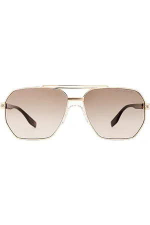 Marc Jacobs Caravan Sunglasses in - Metallic . Size all.