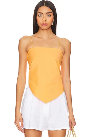 LnA Scarf Tank in - Yellow. Size L (also in M, S, XL, XS).