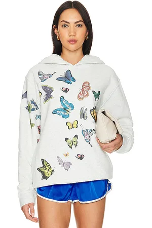 STAYCOOL Butterfly Hoodie in - Light Grey. Size M (also in S).
