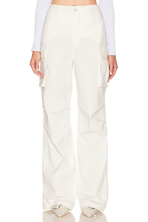 GOOD AMERICAN Baggy Cargo in - White. Size 0 (also in 4).