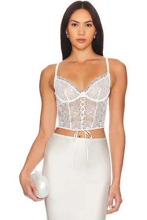 FLEUR DU MAL Lace Up Bustier in - . Size M (also in S, XS).