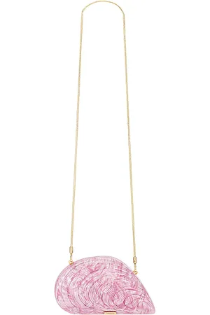 Simkhai Bridget Pearl Oyster Clutch in - Pink. Size all.