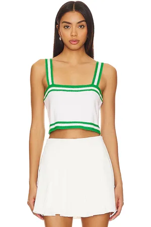 Show Me Your Mumu Below Deck Tank in - White. Size L (also in M, S, XL).