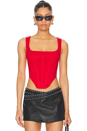 Miaou Campbell Corset in - Red. Size S (also in XS).