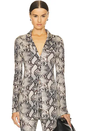 RONNY KOBO Zena Top in - Neutral. Size S (also in XL, XS).