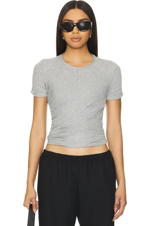 The Line By K Terra Short Sleeve T-shirt in - Grey. Size S (also in XS).