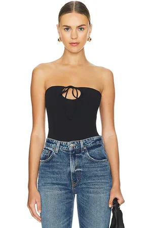 FLEUR DU MAL X REVOLVE Convertible Front Tie Bodysuit in - . Size M (also in XS).