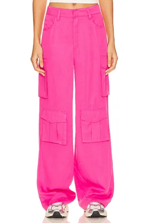 BLANK NYC Cargo Trousers in - Fuchsia. Size 27 (also in 28).