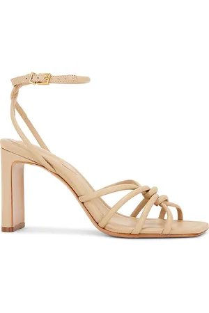 Schutz Rachel High Block Sandal in - Nude. Size 10 (also in 9.5).