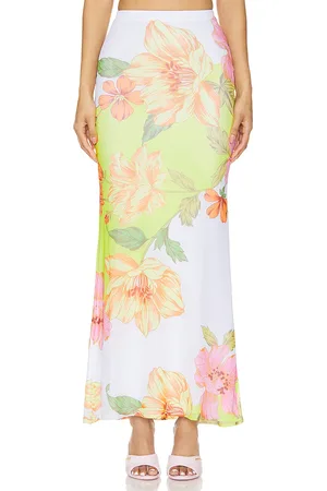 AFRM Cara Skirt in - Green. Size L (also in S, XL, XS, XXS).