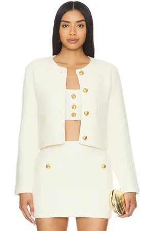 RONNY KOBO Dawn Cardigan in - Ivory. Size XL (also in XS).