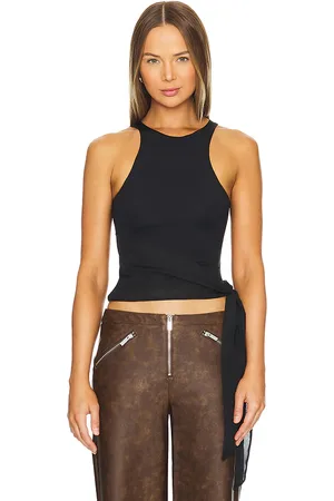 OW Lana Tie Top in - Black. Size M (also in XL).