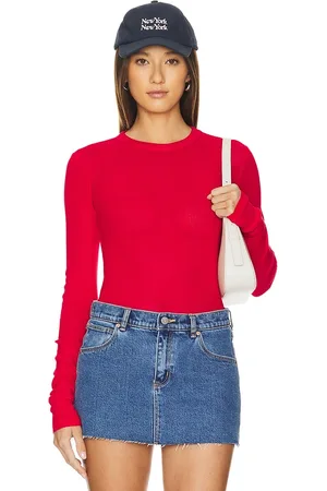 Cotton Citizen The Rio Long Sleeve in - Red. Size M (also in S, XS).