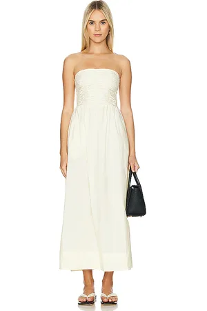 FAITHFULL THE BRAND Dominquez Midi Dress in - . Size L (also in M, S, XS).