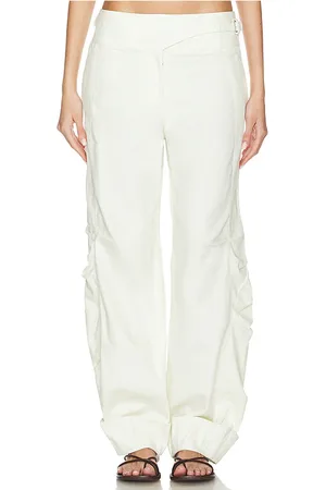 FAITHFULL THE BRAND Calais Pant in - Ivory. Size S (also in XS).