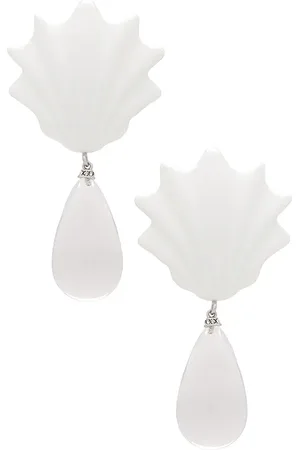 Julietta Isola Bella Earrings in - White. Size all.