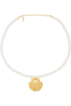Jennifer Behr Siren Necklace in - Metallic Gold. Size all.