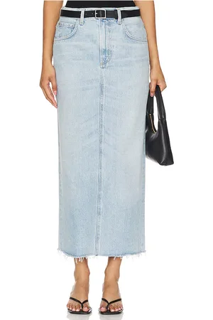 Citizens of Humanity Verona Column Skirt in - Denim-Light. Size 25 (also in 26, 27).