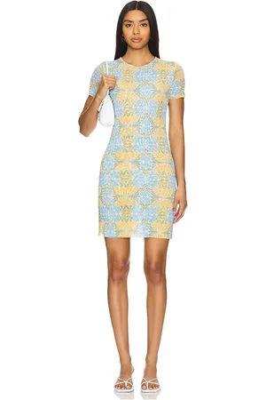 MISA Vina Dress in - Baby Blue. Size XS (also in XXS).