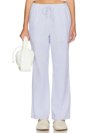 SNDYS X REVOLVE Sera Pant in - Baby Blue. Size L (also in M, S, XS).