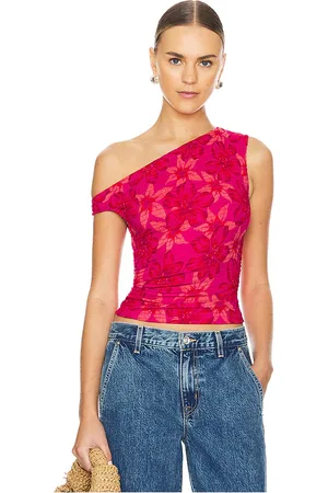 Free People X REVOLVE Shea Top in - Fuchsia. Size XL (also in L).