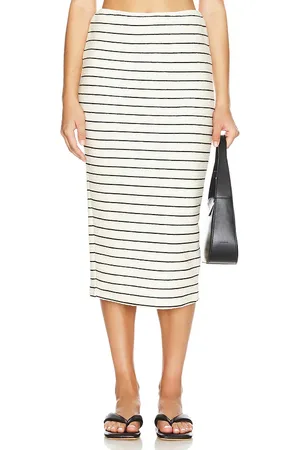 Amanda Uprichard Kismet Skirt in - Cream. Size L (also in M, XL).