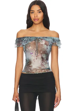 MORE TO COME Giovanna Top in - Blue. Size S (also in XS).