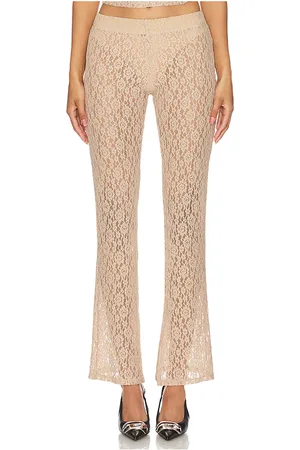 EB DENIM Low Rise Legging in - Beige. Size L (also in M, S).