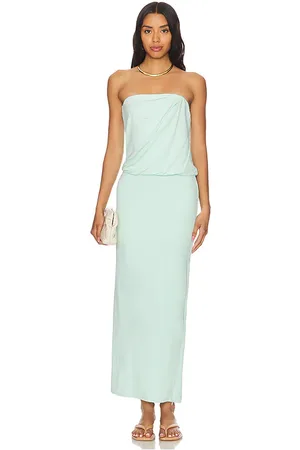 SER.O.YA Maia Dress in - Green. Size L (also in M, S, XL, XS, XXS).