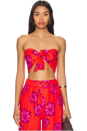 Rhode Toni Top in - Red. Size L (also in M, S).